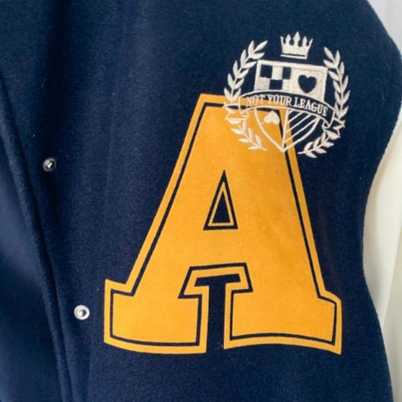 Oversized Baseball Varsity Jacket - Vintage - H&M - Picture 6 of 7